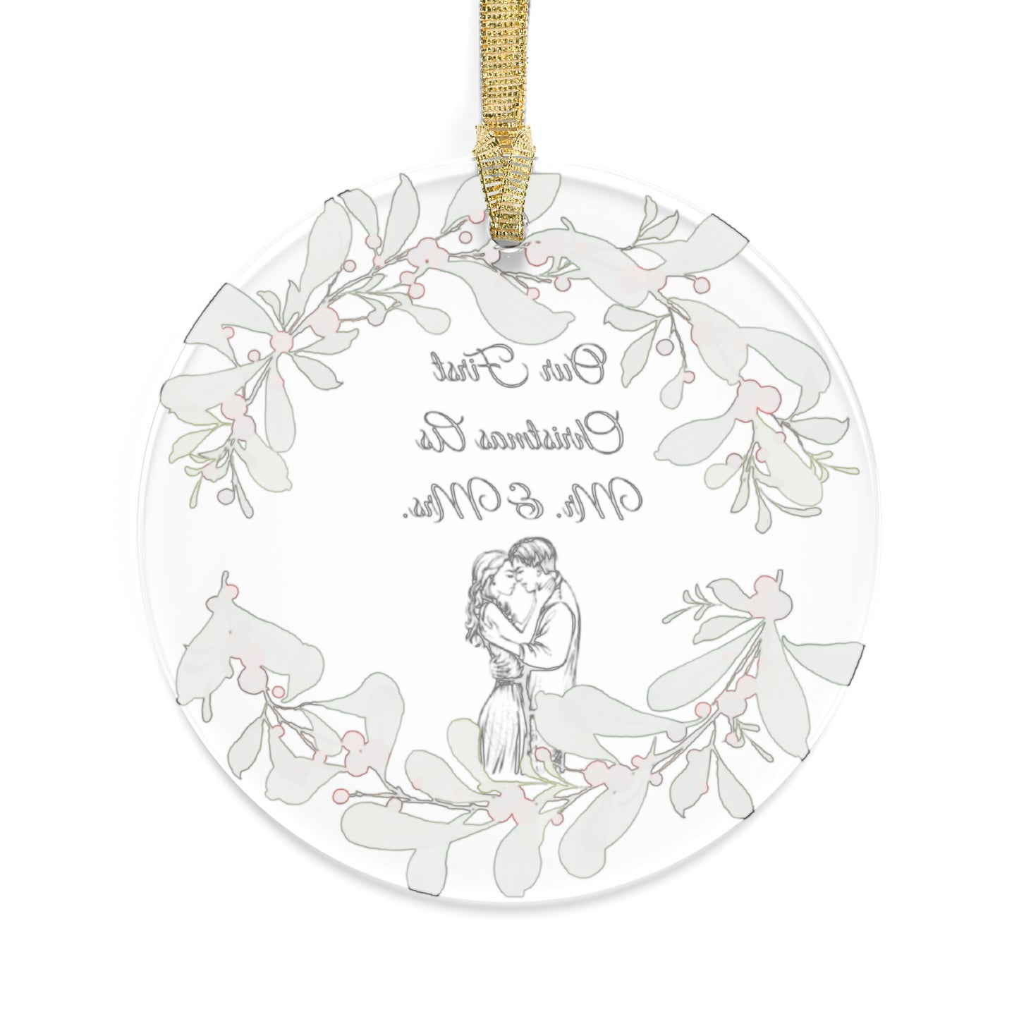 Merry Cheer Mr&Mrs Ornament