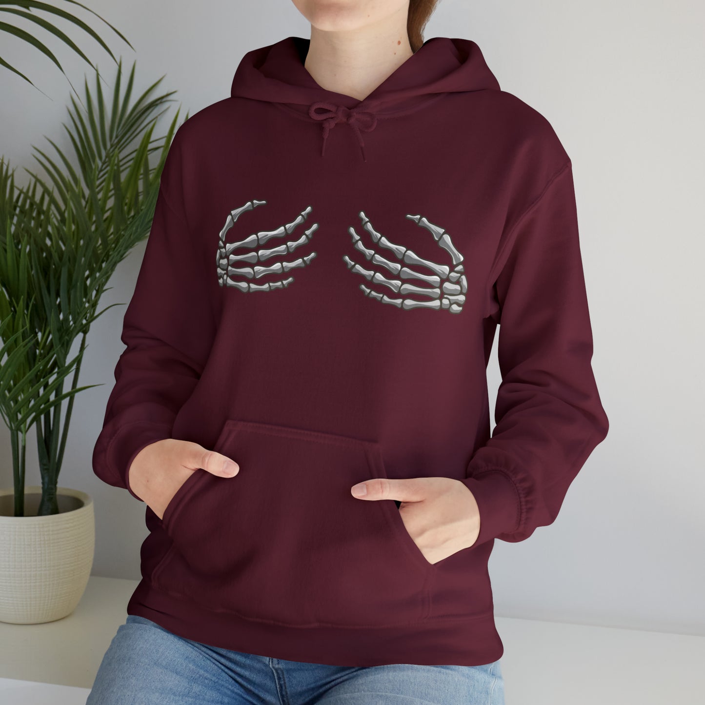 Skeleton Hand Hooded Sweatshirt