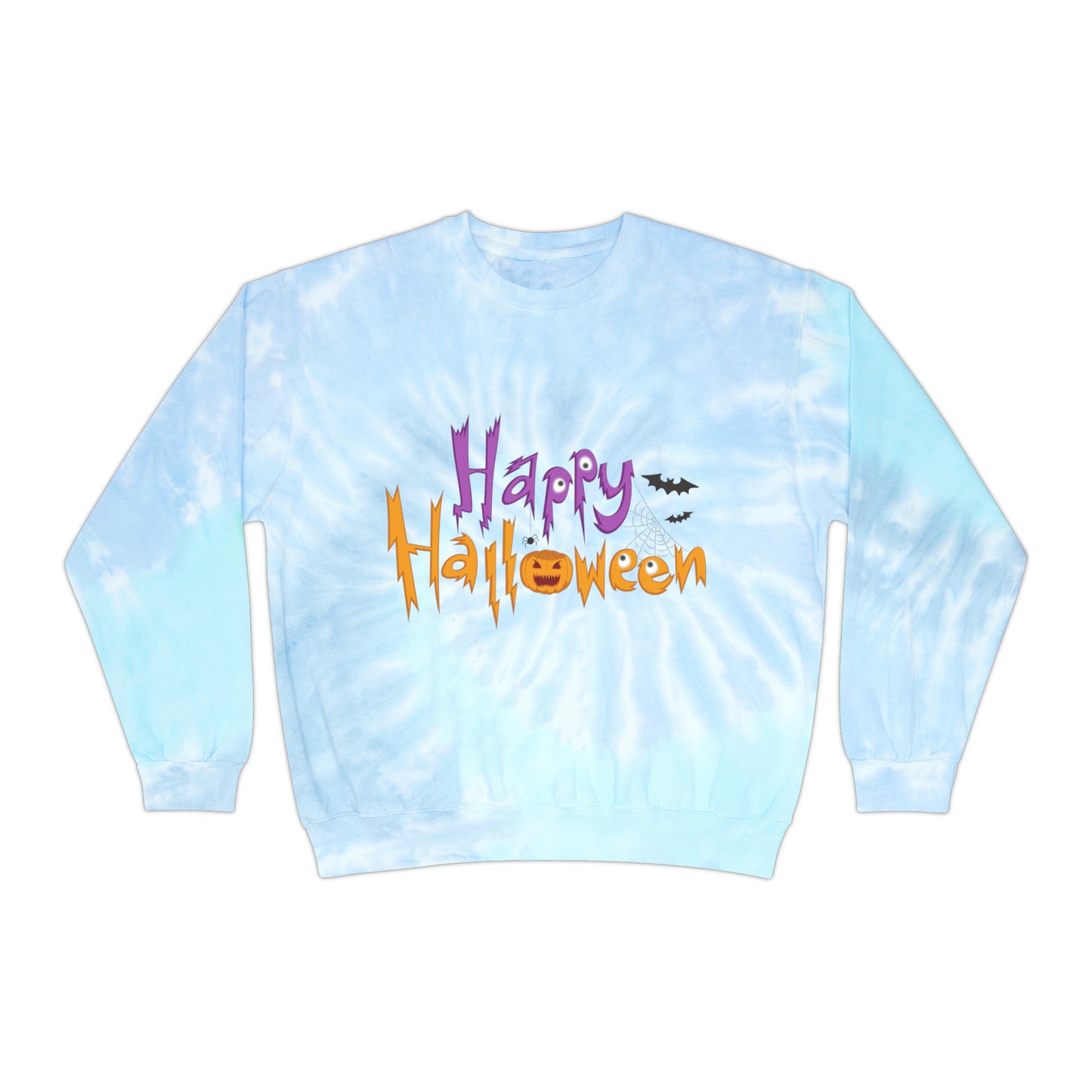 Happy Halloween Tie-Dye Sweatshirt