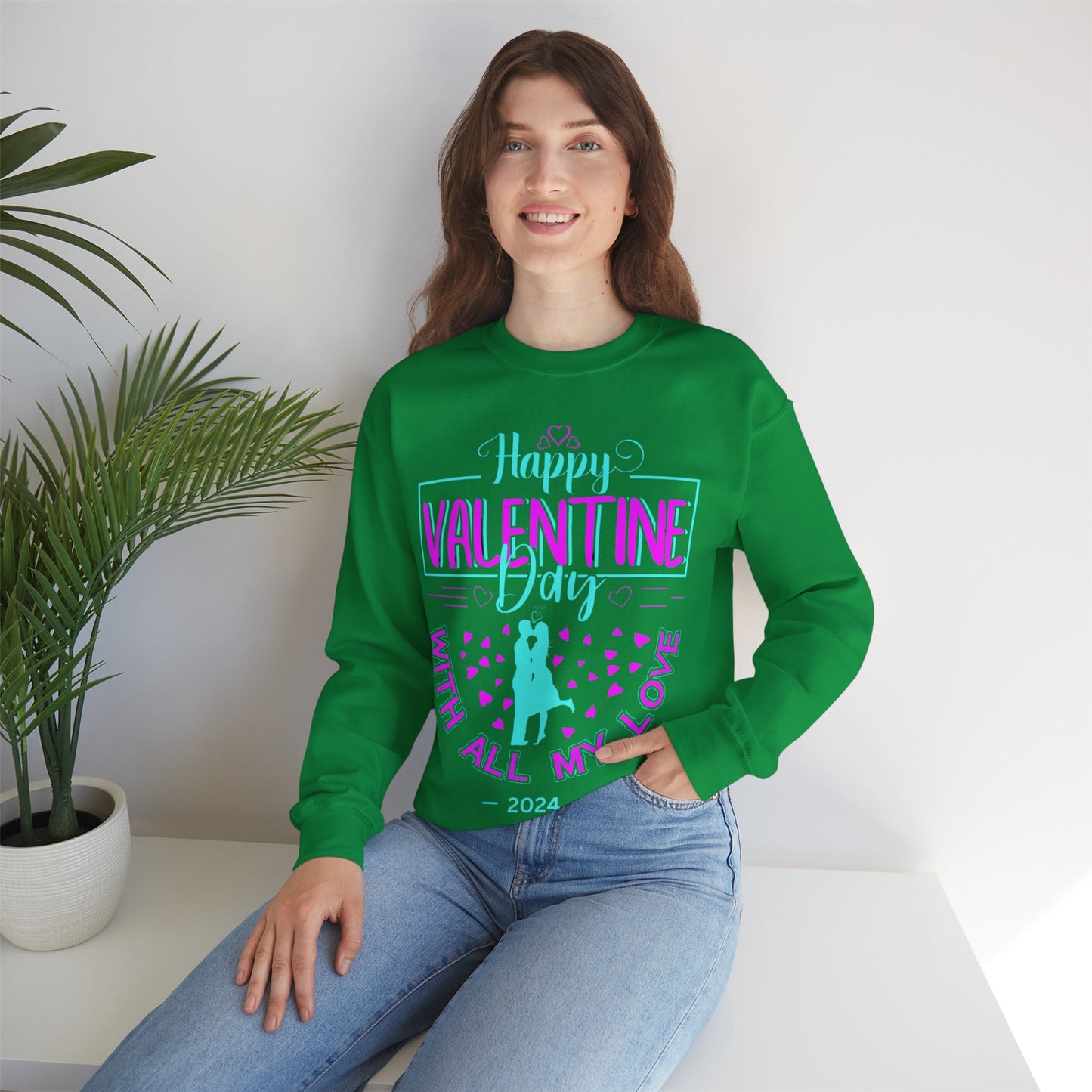 Happy V-Day  Cozy Sweat-Shirt