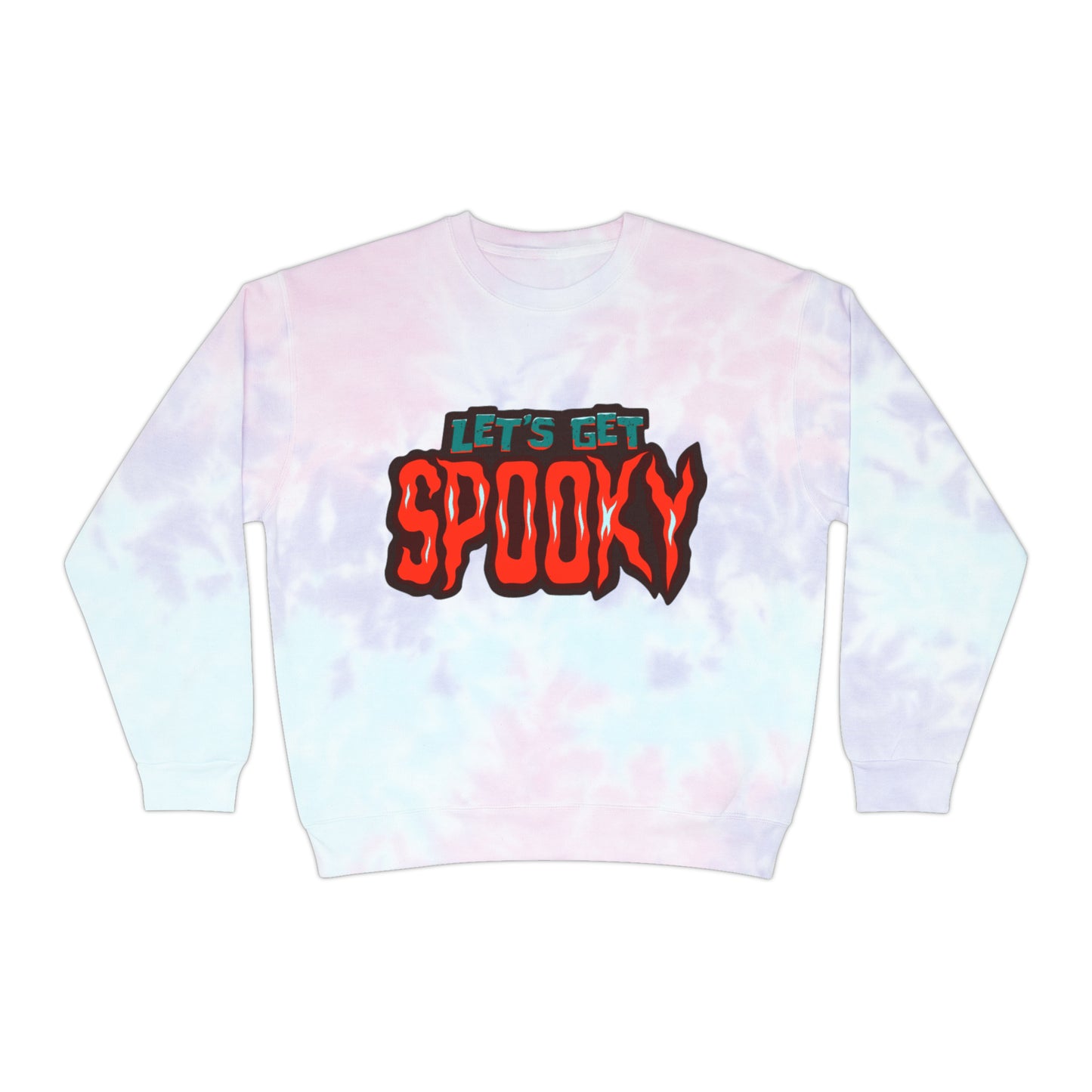 Lets Get Spooky Tie-Dye Sweatshirt