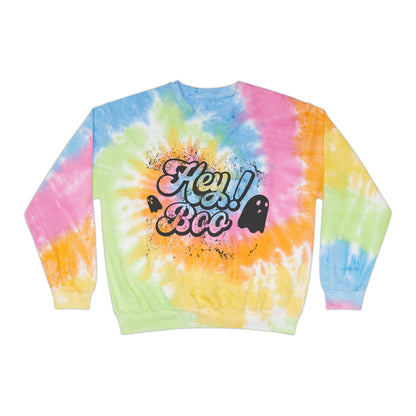 Hey Boo Tie-Dye Sweatshirt