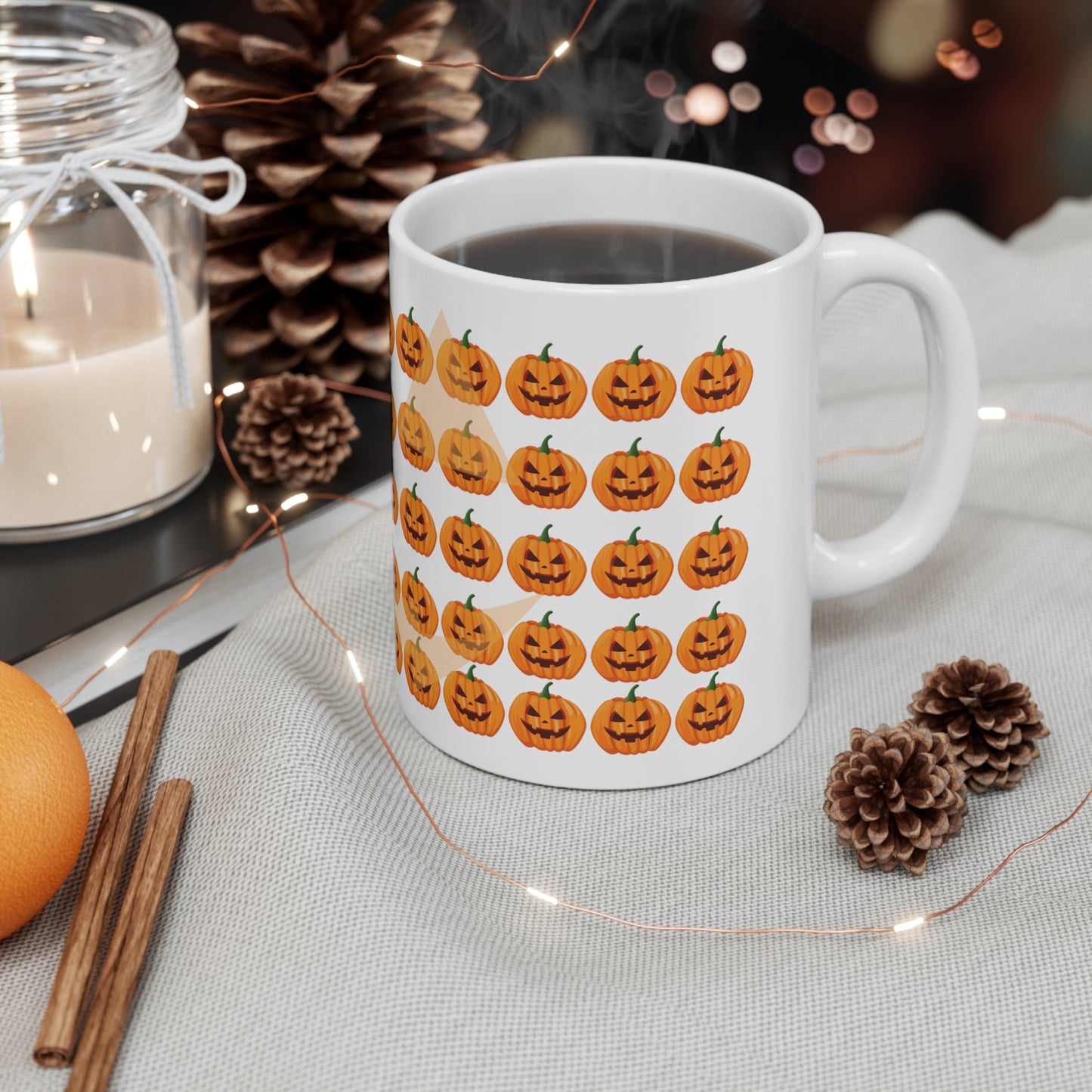 Pumpkin Mug (White)