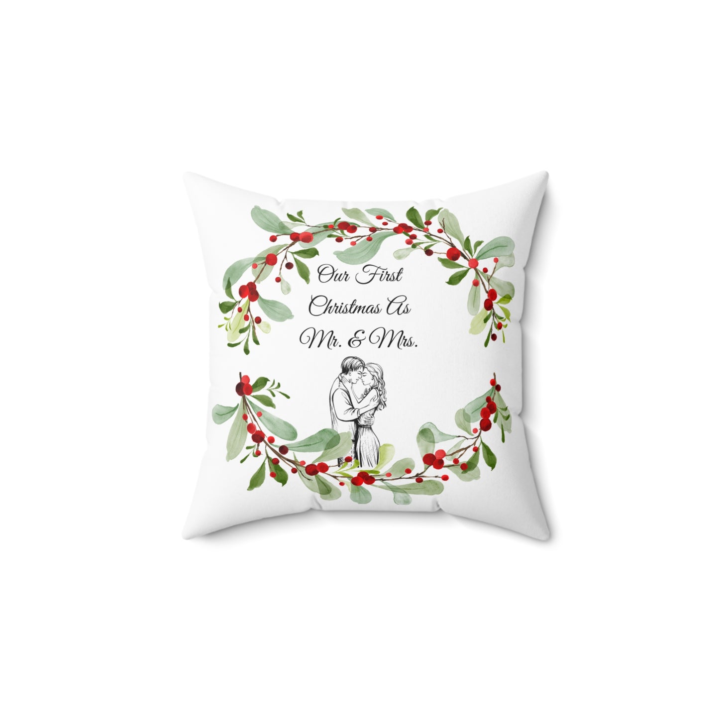 MerryCheer Mr&Mrs 14"X14" Christmas Cushions