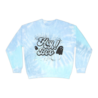 Hey Boo Tie-Dye Sweatshirt