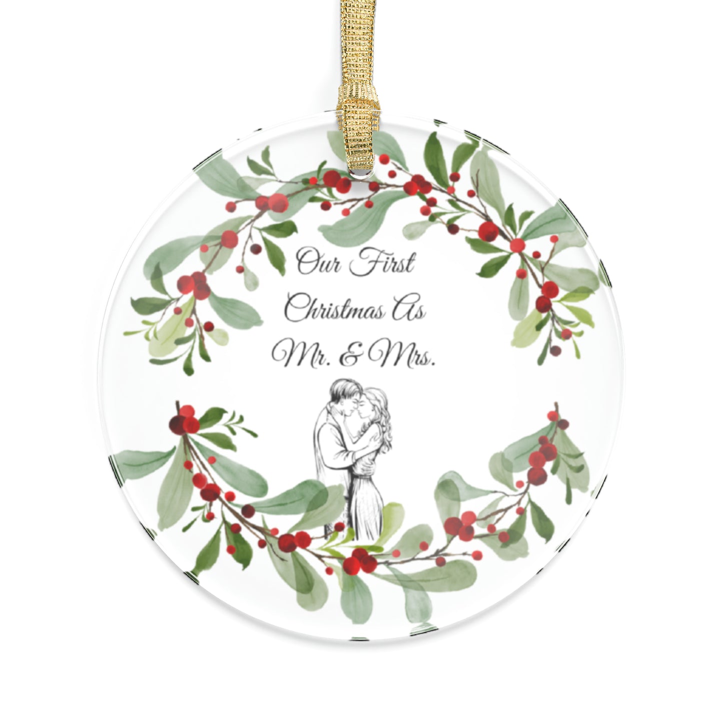 Merry Cheer Mr&Mrs Ornament