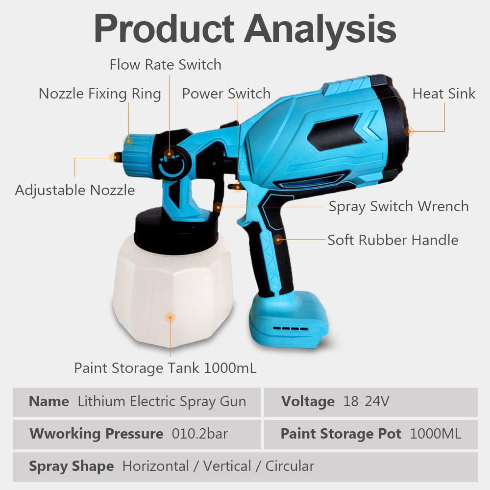 ProFinishSprayPal Cordless Paint Gun