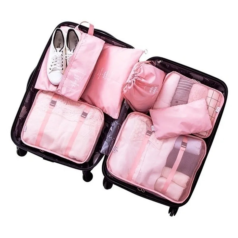 TravelSmart 8-Piece Organizer Bag Set Ultimate Packing Solution