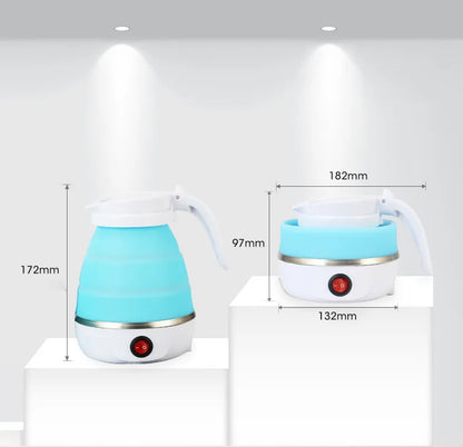 Compact and Versatile Silicone Folding Kettle