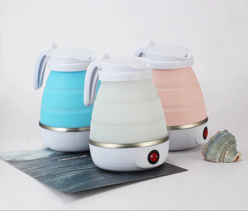 Compact and Versatile Silicone Folding Kettle