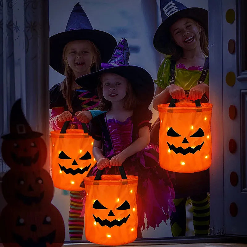 Trick or Treat Pumpkin Candy Bags