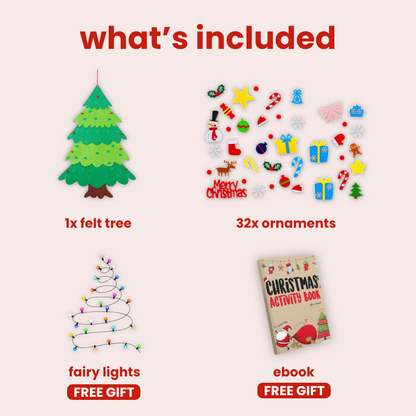 Christmas Interactive Felt Tree